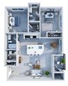 Elm two bedroom two bathroom